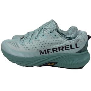 Merrell Agility Peak 5 Women’s Size 10 Trail Running Shoes Aqua Vibram NWB